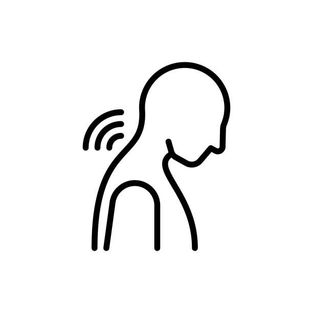 Icon showing a pillow providing neck pain relief.