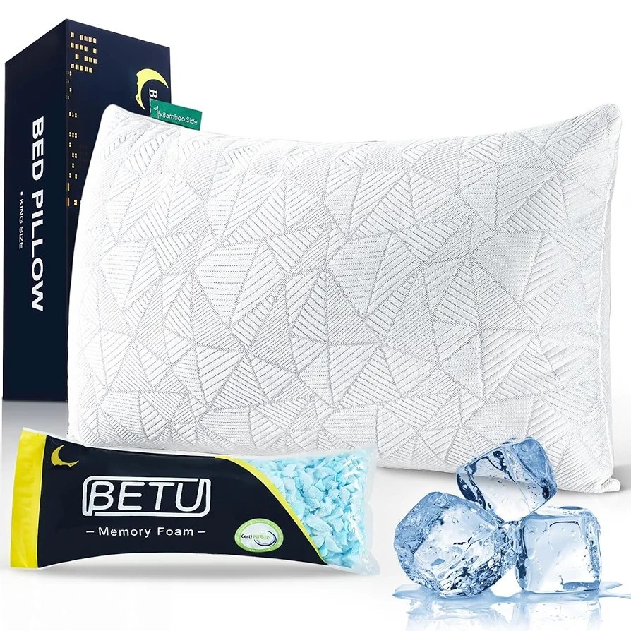 BPC Premium Bamboo Memory Foam Pillow - Best Combo Pack 2025