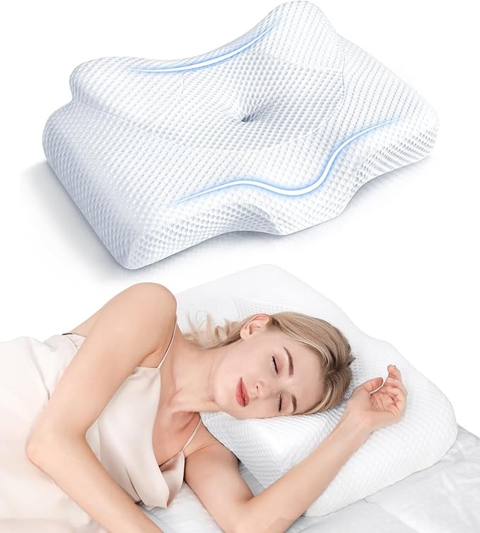 Osteo ergonomic contour cervical firm pillow