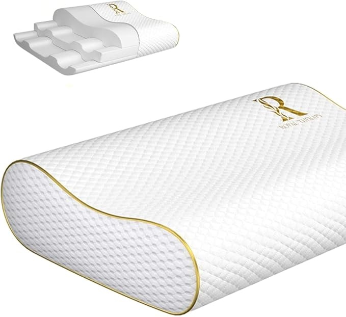 Royal Therapy firm contour cervical memory foam pillow