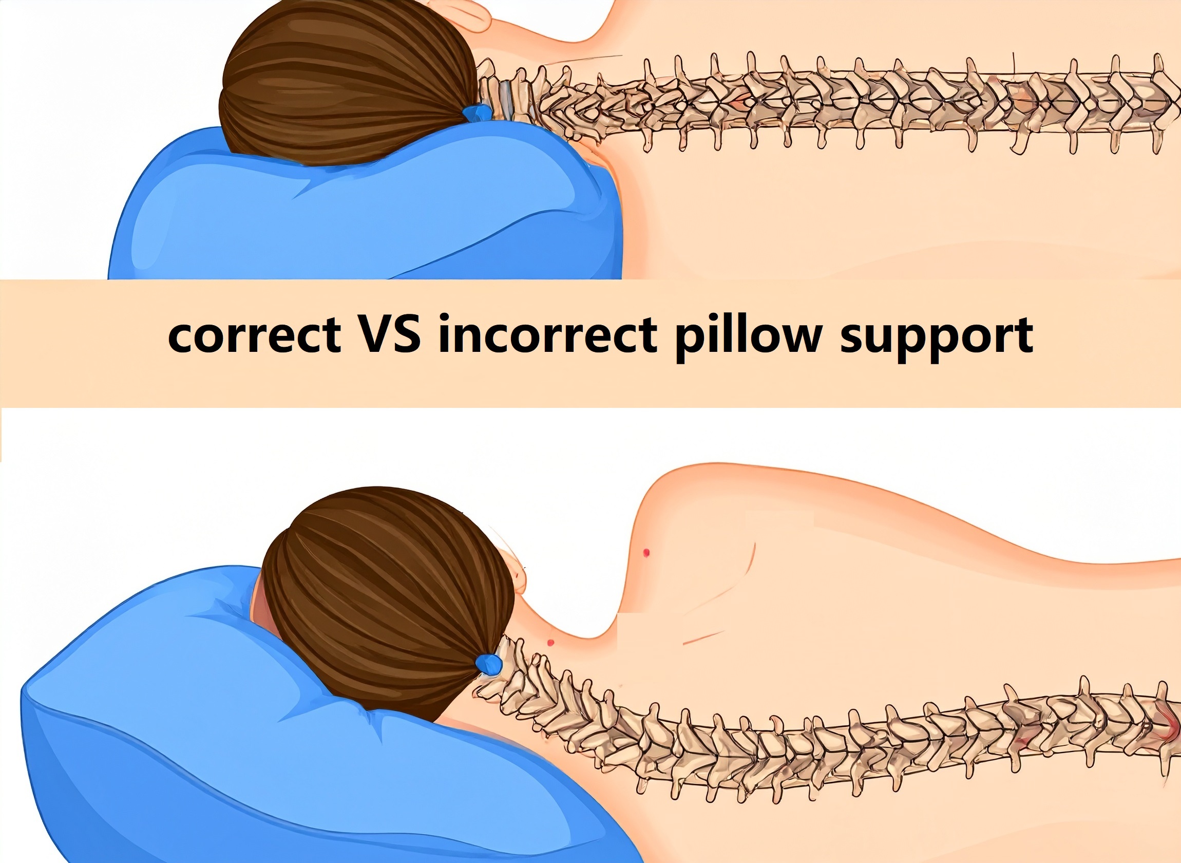 Best pillow for neck pain - proper neck alignment