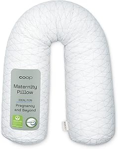 Memory foam pregnancy pillow - Coop Home Goods adjustable CertiPUR-US certified maternity pillow with bamboo cover