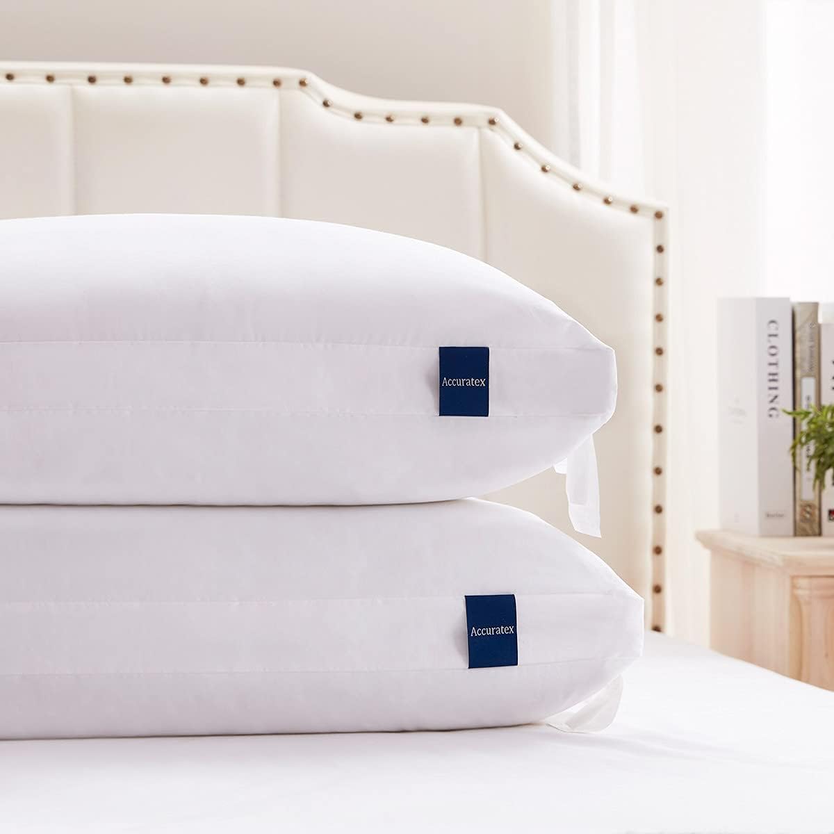 Accuratex Queen 2-Pack Adjustable Hybrid Pillow