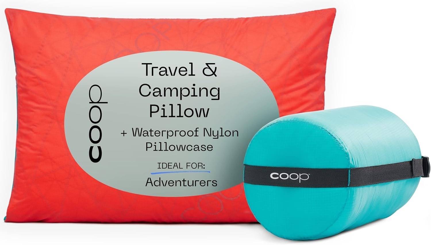 Coop Home Goods Adjustable Travel Pillow